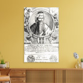 Portret van Amedee VIII Le Pacifique Canvas Afdruk (Insitu (Woonkamer))