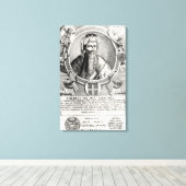 Portret van Amedee VIII Le Pacifique Canvas Afdruk (Insitu (Houten vloer))