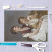 Portret van Amelie-Justine en Charles Pontois Tissuepapier (Craft)