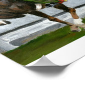 Portret van American Saddlebred Horse Poster (Hoek)