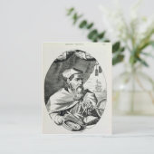 Portret van Amerigo Vespucci Briefkaart (Staand voorkant)