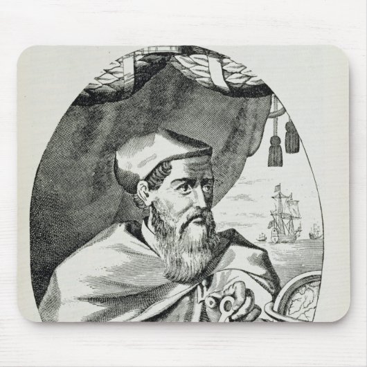 Portret van Amerigo Vespucci Muismat (Voorkant)