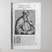 Portret van Amerigo Vespucci Poster (Voorkant)