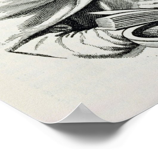 Portret van Amerigo Vespucci Poster (Hoek)