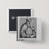 Portret van Amerigo Vespucci Vierkante Button 5,1 Cm (Voorkant /achterkant)