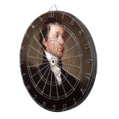 Portret van Amerikaanse president James Monroe Dartbord (Voorkant Rechts)