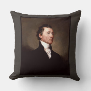 Portret van Amerikaanse president James Monroe Kussen