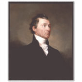 Portret van Amerikaanse president James Monroe Sticker (Voorkant)