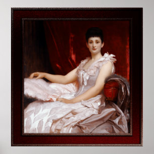 Portret van Amy Augusta, Lady Coleridge Poster