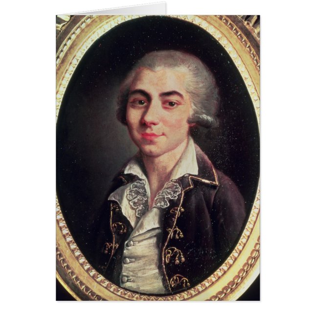Portret van Andre Chenier (Voorkant)