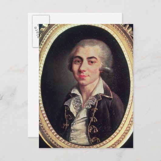 Portret van Andre Chenier Briefkaart (Voorkant / Achterkant)