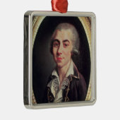 Portret van Andre Chenier Metalen Ornament (Rechts)