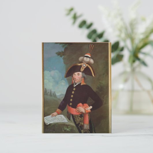 Portret van Andre Massena Briefkaart (Staand voorkant)