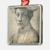 Portret van Andrea Quaratesi, c.1532 Metalen Ornament (Links)