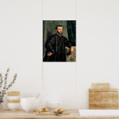 Portret van Andrea Vesalius Poster (Keuken)