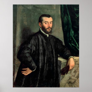 Portret van Andrea Vesalius Poster