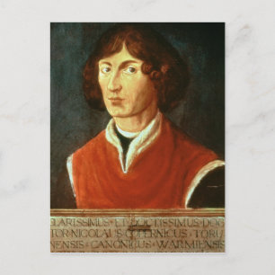 Portret van Andreus Nikolaus Copernicus 1575 Briefkaart