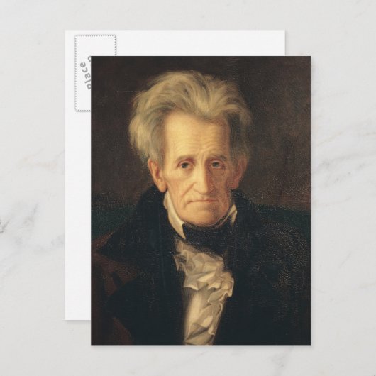 Portret van Andrew Jackson Briefkaart (Voorkant / Achterkant)