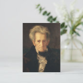 Portret van Andrew Jackson Briefkaart (Staand voorkant)