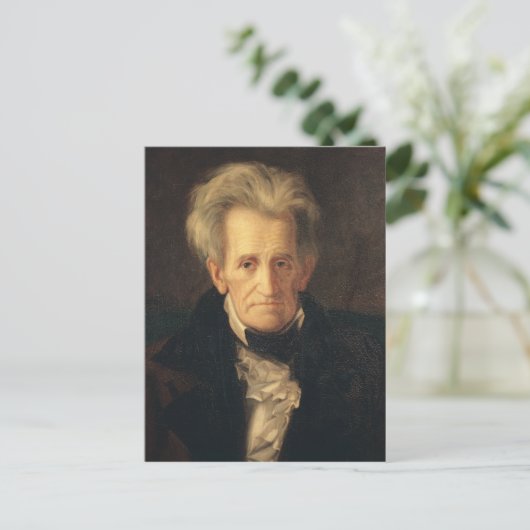 Portret van Andrew Jackson Briefkaart (Staand voorkant)