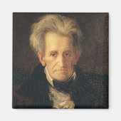 Portret van Andrew Jackson Magneet (Voorkant)