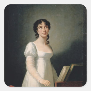 Portret van Angelica Catalani Vierkante Sticker