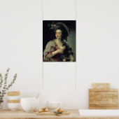 Portret van Anna Davia-Bernucci, 1782 Poster (Keuken)