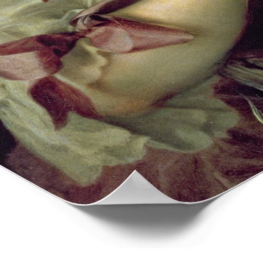 Portret van Anna Davia-Bernucci, 1782 Poster (Hoek)