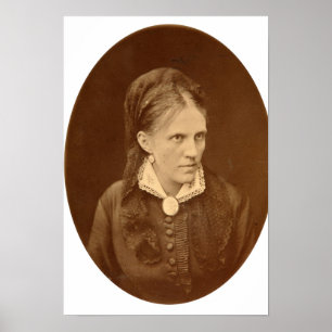 Portret van Anna G. Dostyevskaya Poster