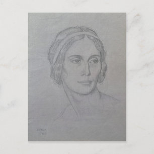 Portret van Anna Pavlova, 1908 Briefkaart