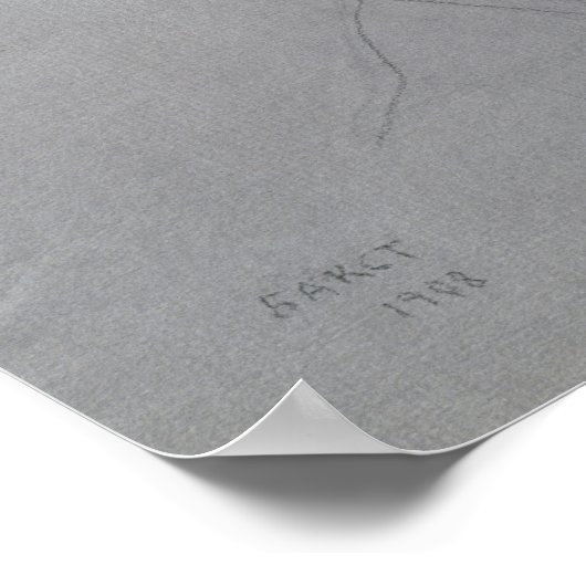 Portret van Anna Pavlova, 1908 Poster (Hoek)