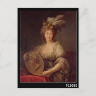 Portret van Anne Biron Princess of Courland Briefkaart