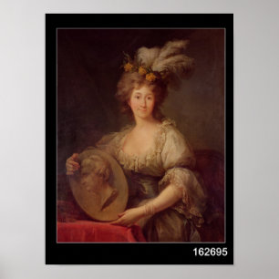 Portret van Anne Biron Princess of Courland Poster