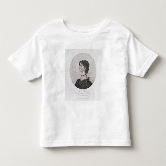 Portret van Anne Bronte (1820-49) uit een tekening Kinder Shirts (Voorkant)