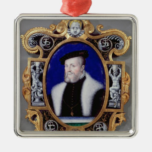 Portret van Anne, eerste hertog van Montmorency Metalen Ornament