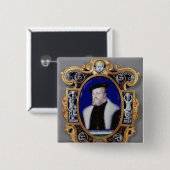 Portret van Anne, eerste hertog van Montmorency Vierkante Button 5,1 Cm (Voorkant /achterkant)