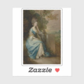 Portret van Anne, gravin van Chesterfield Sticker (Vel)