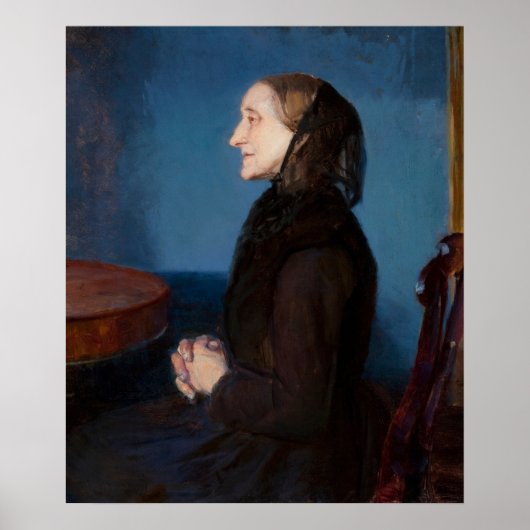 Portret van Anne Hedvig Brøndum Poster (Voorkant)