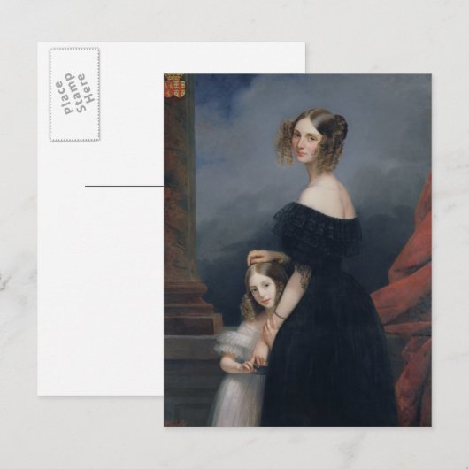 Portret van Anne-Louise Alix de Montmorency Briefkaart (Voorkant / Achterkant)