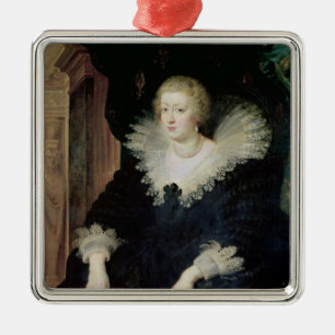 Portret van Anne of Austria c.1622 Metalen Ornament