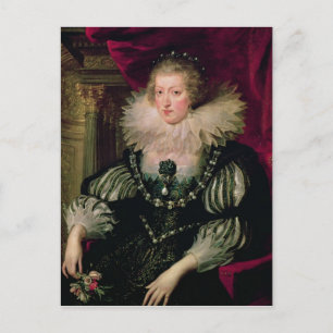 Portret van Anne of Austria Infanta van Spanje Briefkaart