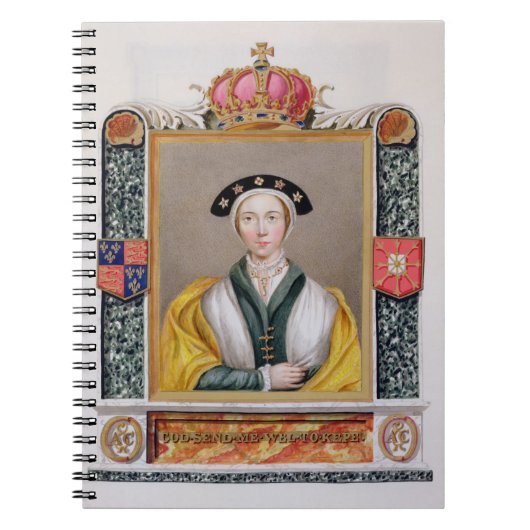 Portret van Anne of Cleves (1515-57) Notitieboek (Voorkant)