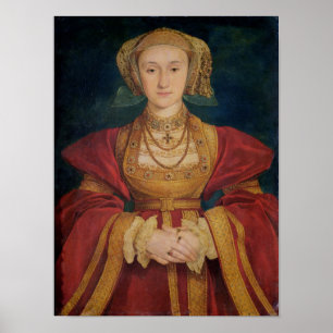 Portret van Anne of Cleves 1539 Poster