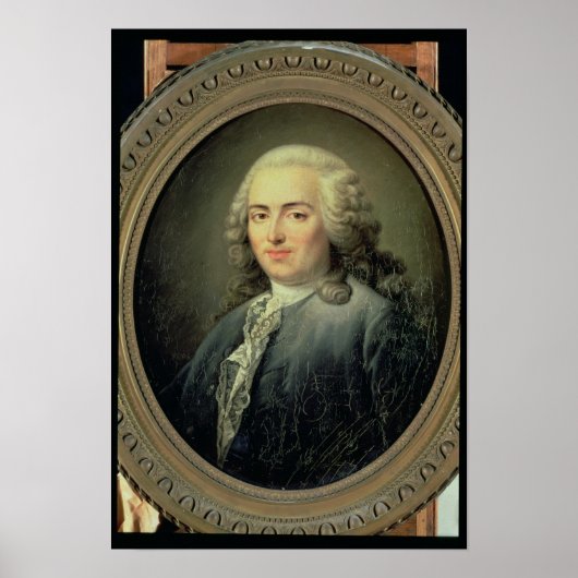 Portret van Anne-Robert-Jacques Turgot 1726 Poster (Voorkant)