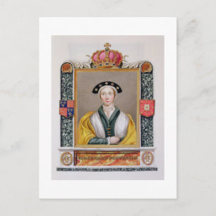 Portret van Anne van (1515-57) 4de Koningin Cleves Briefkaart