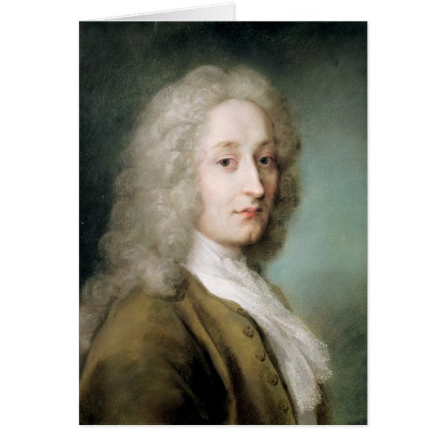 Portret van Antoine Watteau (Voorkant)