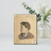 Portret van Anton Chekhov Briefkaart (Staand voorkant)