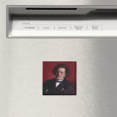 Portret van Anton Grigoryevich Rubinstein, 1881 Magneet (Insitu (Vaatwasser))