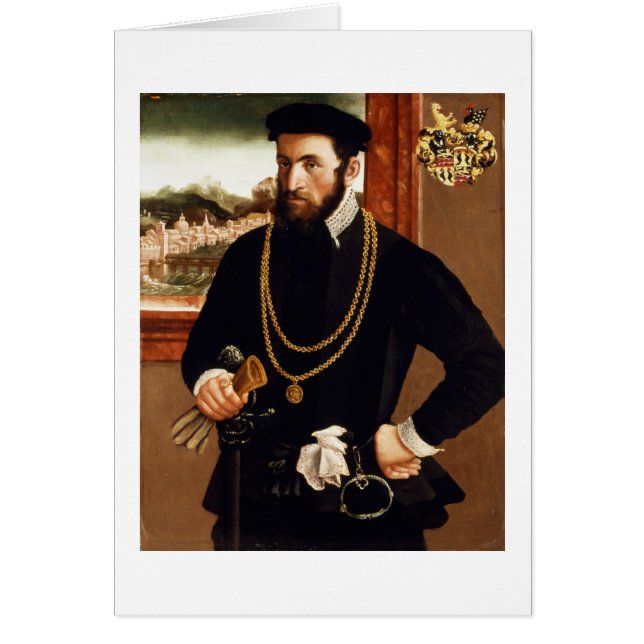 Portret van Anton Rummel von Liechtenan (Voorkant)