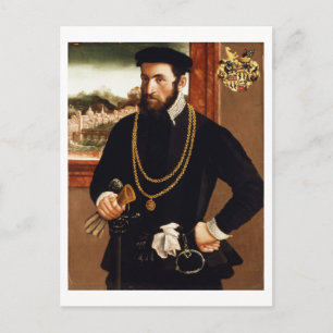 Portret van Anton Rummel von Liechtenan Briefkaart